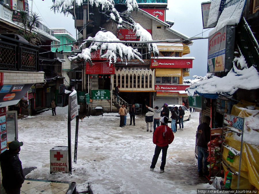 Снежная буря в Дарамсале, часть первая Дхарамсала, Индия