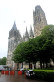 Руанский собор, портал и башня Сен-Ромен, любимый ракурс Моне.
