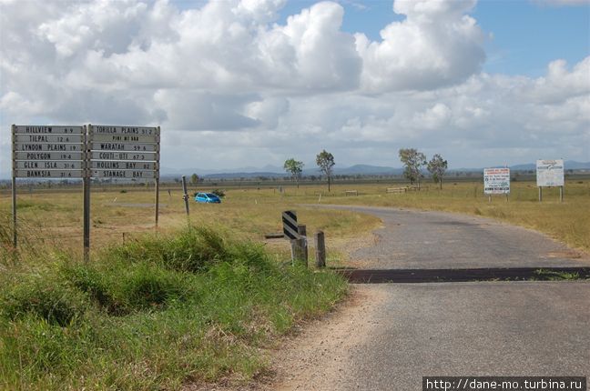 Поворот к фермерским землям Штат Квинсленд, Австралия