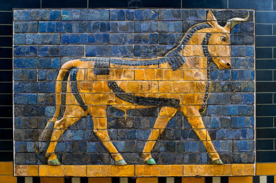 Элементы с ворот Иштар, Вавилон Элементы с ворот Иштар, Вавилон