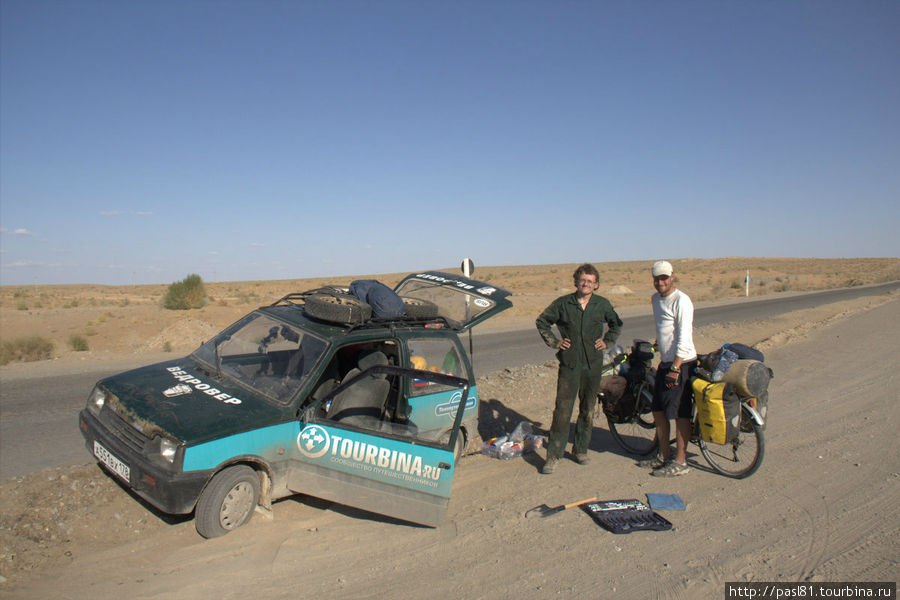 Ведровер – 21. «Трасса» через пустыню. Хорезмская область, Узбекистан
