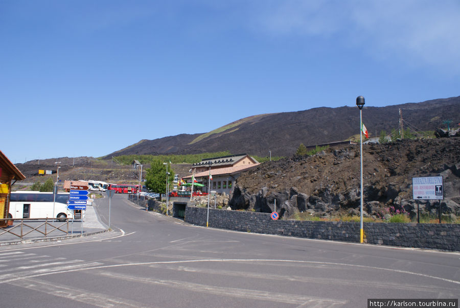 стоянка на Этне стоянка на Этне