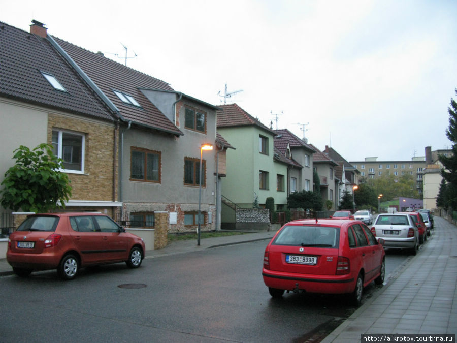 Улочки в старом городе Бржецлав, Чехия