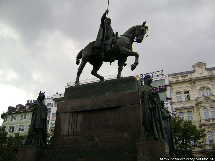 памятника Вацлаву и... Прага, Чехия