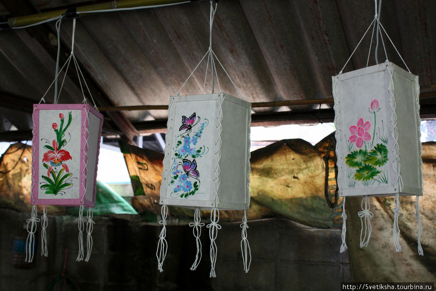 Фабрика тайских зонтиков Чиангмай, Таиланд