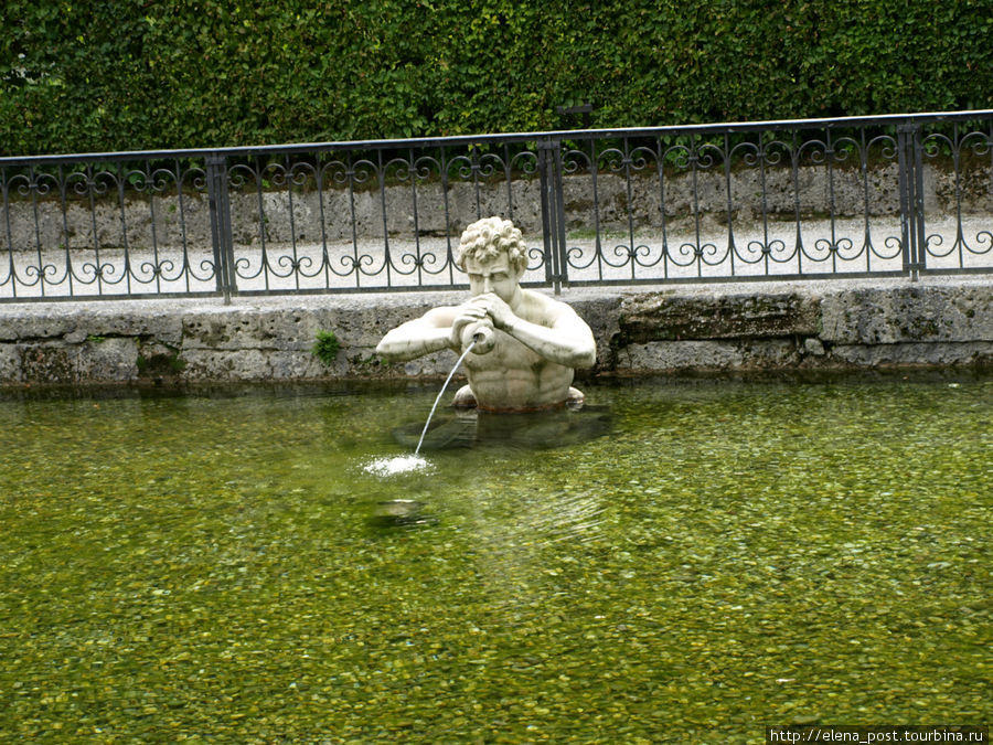 Дворец Хельбрунн и Потешные фонтаны Зальцбург, Австрия