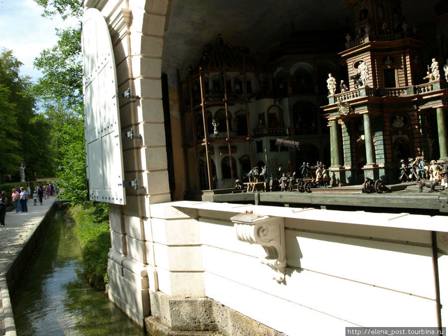 Дворец Хельбрунн и Потешные фонтаны Зальцбург, Австрия