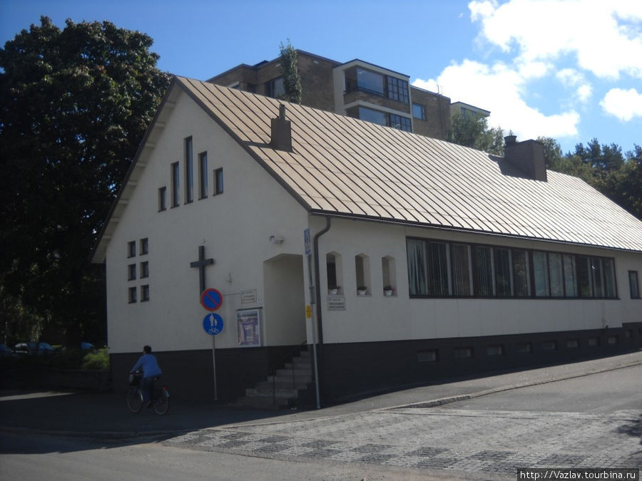 Церковь без изысков Лохья, Финляндия