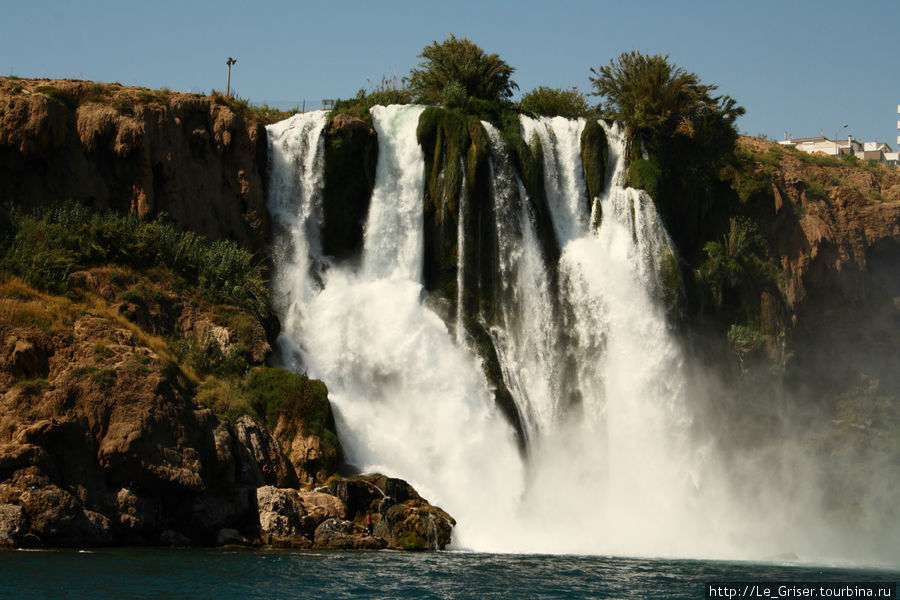 Нижний Дюден считается самым высоким водопадом в Анталии. Его высота порядка 40 метров. Анталия, Турция