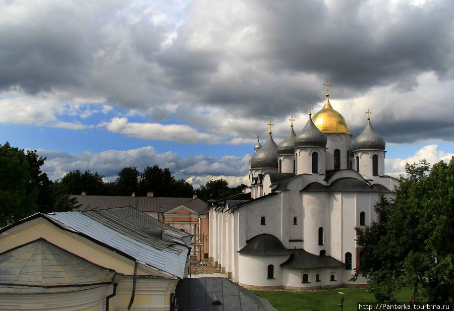 Вид с колокольни Великий Новгород, Россия