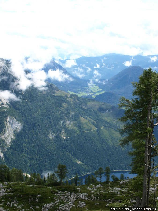 Красоты юго-западного склона горы Лозер Альтаусзее, Австрия