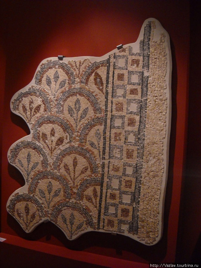 Фрагмент старинное мозаики Гвадалахара, Испания