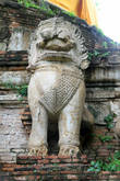 Каменный лев, Ват Мае Нанг Плуем в Аюттхае