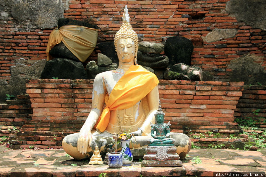 Будда, Ват Чоенг Тха в Аюттхае Аюттхая, Таиланд