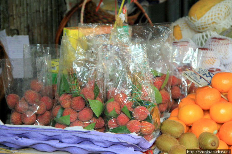 Тропические фрукты на продажу Бангкок, Таиланд