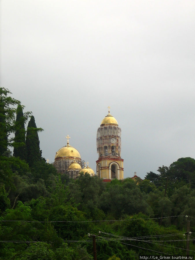Мужской монастырь Абхазской православной церкви одна из главных достопримечательностей страны. Новый Афон, Абхазия