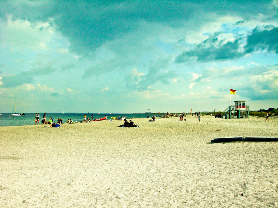 пляж Amager Strand Копенгаген, Дания