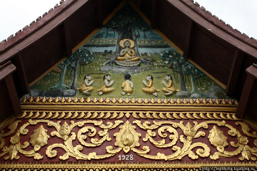 Никому не известный храм Ват Ансаванарарм Провинция Луангпрабанг, Лаос
