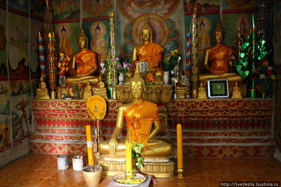 Никому не известный храм Ват Ансаванарарм Провинция Луангпрабанг, Лаос