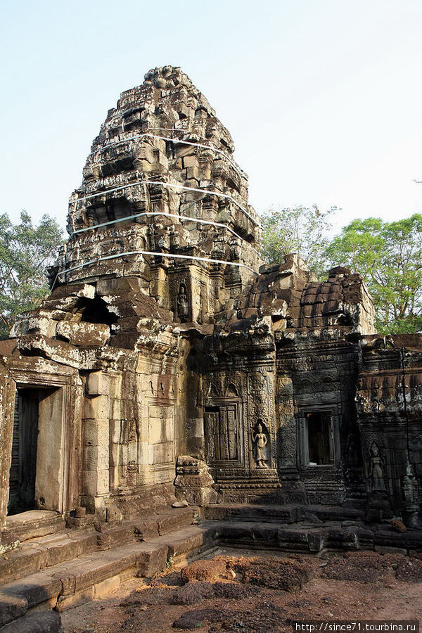 Храмы Анкора.  Бантай Кдей Ангкор (столица государства кхмеров), Камбоджа