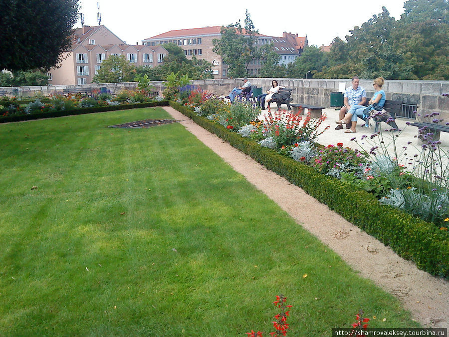 Городской сад на бастионе Нюрнберг, Германия
