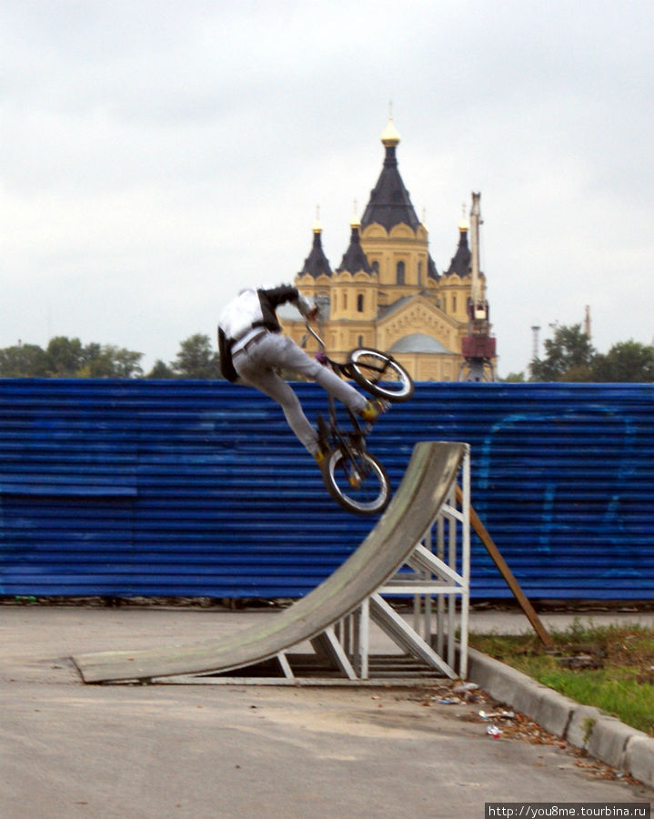 Осенние прогулки по Н.Новгороду - На набережной Нижний Новгород, Россия