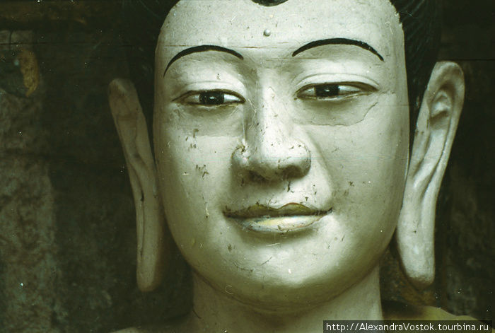 лицо скульптуры Северный Таиланд, Таиланд