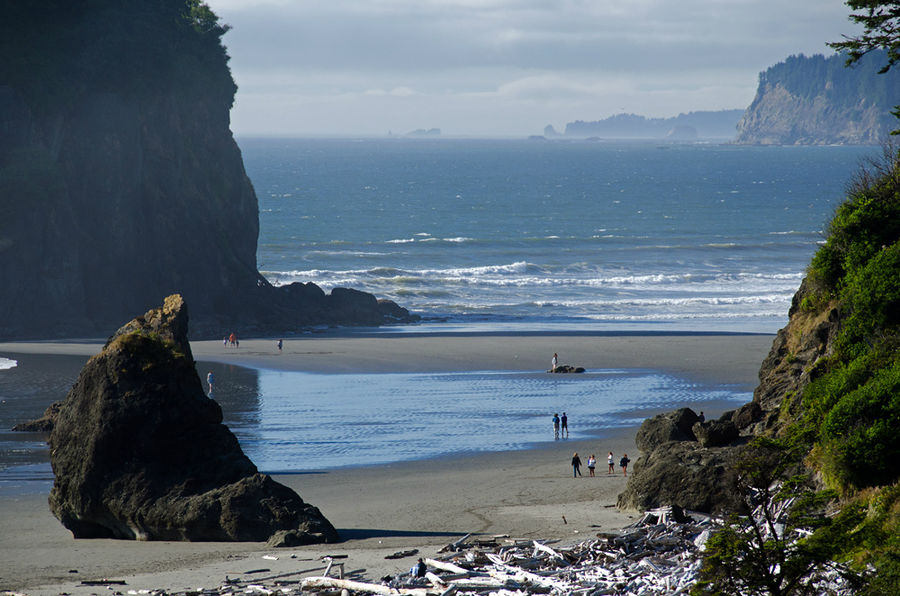 Ruby Beach Олимпик Национальный Парк, CША