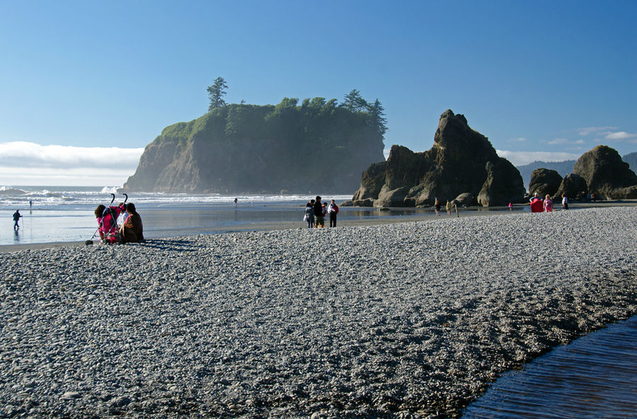 От озера Crescent до пляжа Ruby Beach Олимпик Национальный Парк, CША