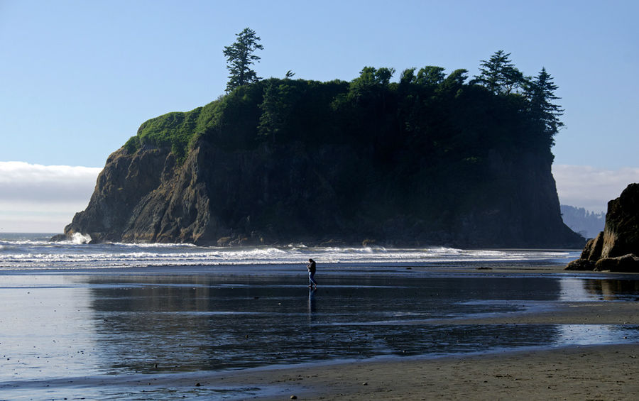 От озера Crescent до пляжа Ruby Beach Олимпик Национальный Парк, CША