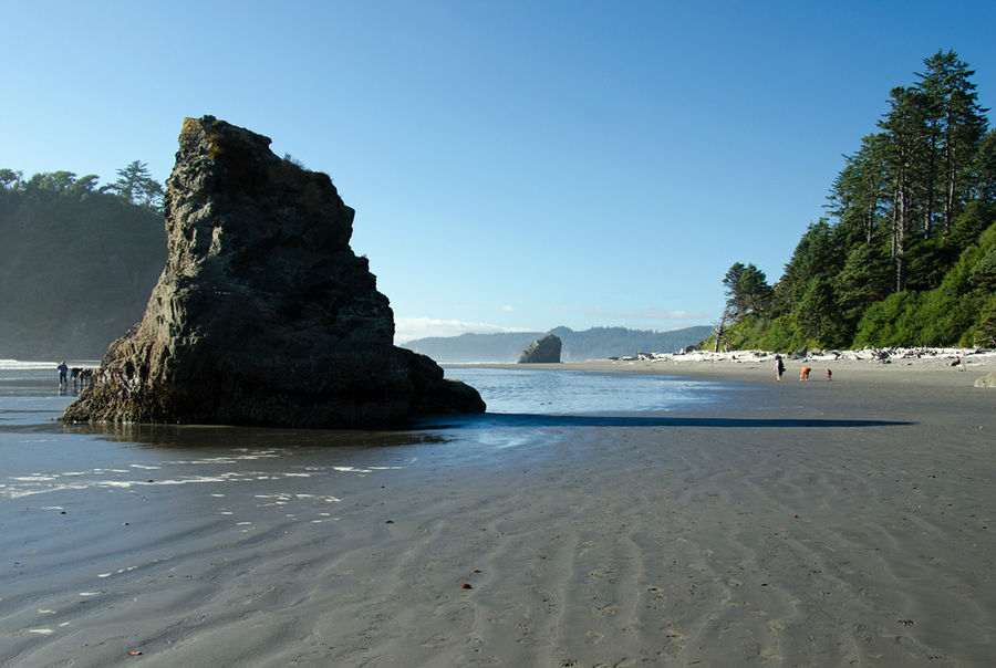 От озера Crescent до пляжа Ruby Beach