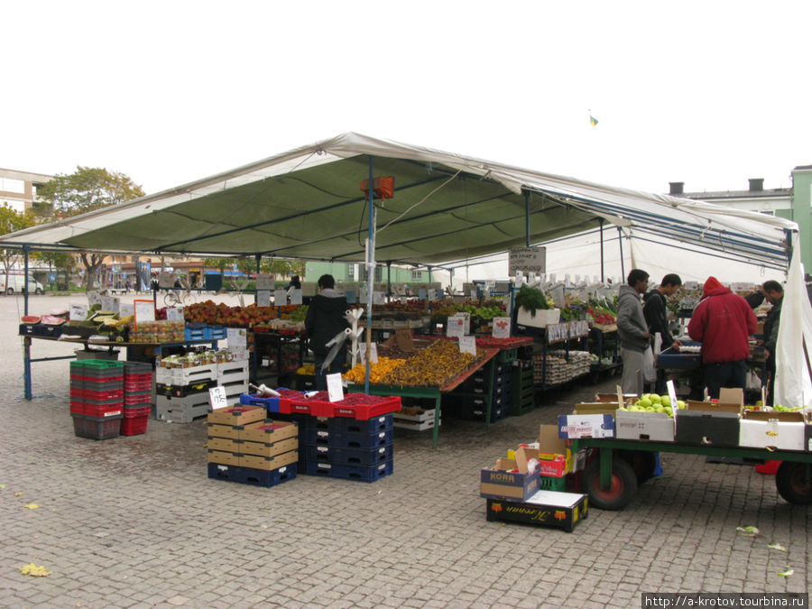 овощной базар Уппсала, Швеция
