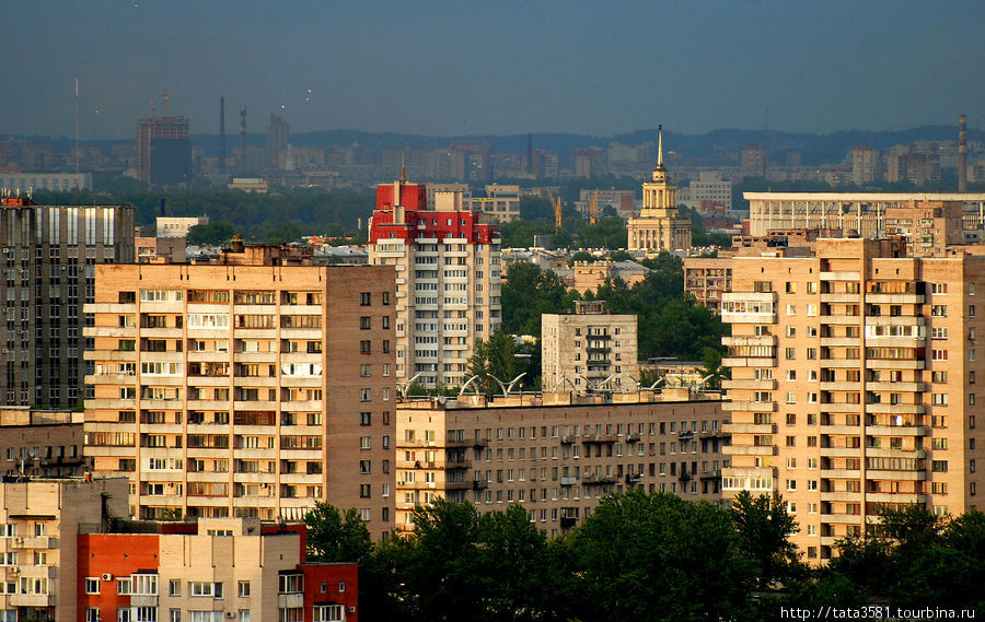 Вид на Московский проспект. Санкт-Петербург, Россия