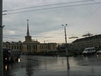 площадь Гагарина,
здание железнодорожного вокзала