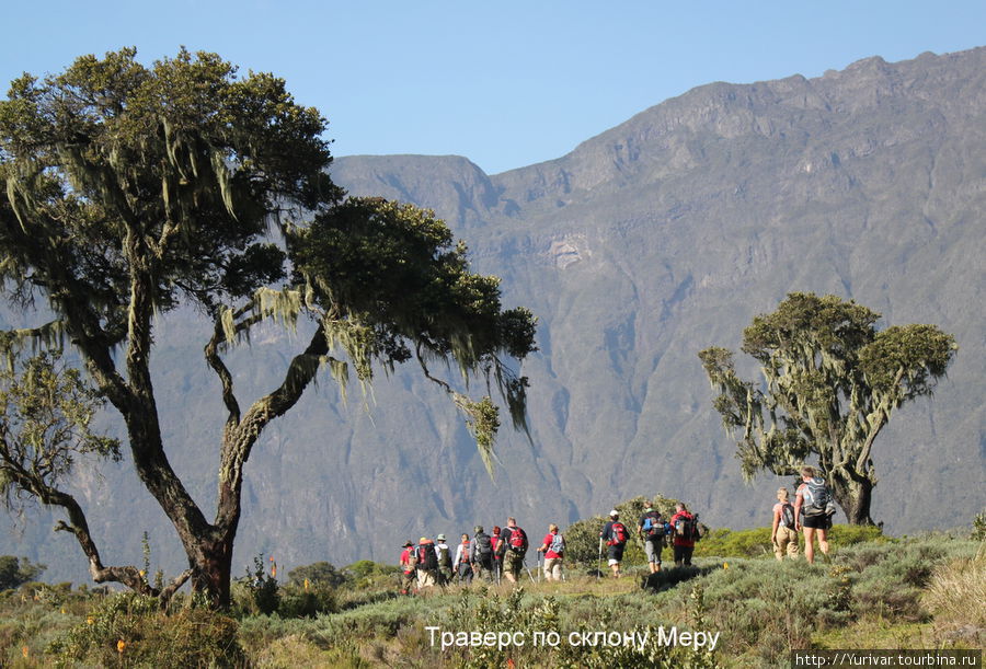 Траверс по склону Меру Аруша Национальный Парк и гора Меру (4566м), Танзания