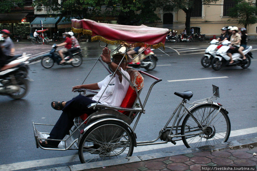 Велорикша в Ханое Ханой, Вьетнам