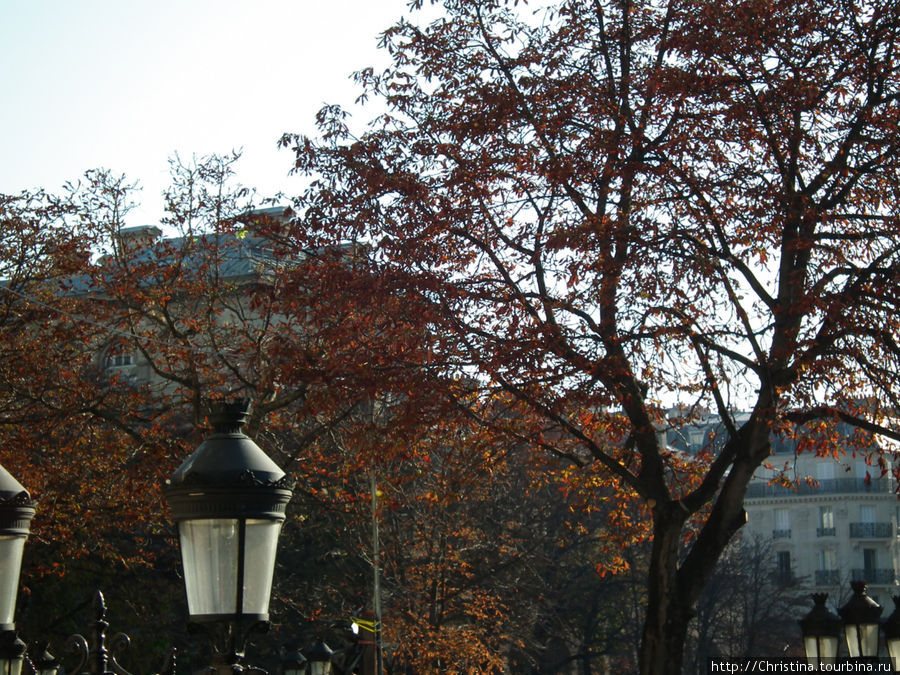 Осень, осень, Париж застыл и листья сбросил ... Париж, Франция