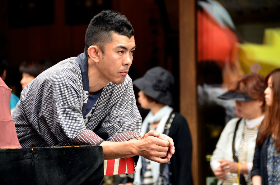 Аоба-мацури: прочие люди, большие и маленькие Коя, Япония