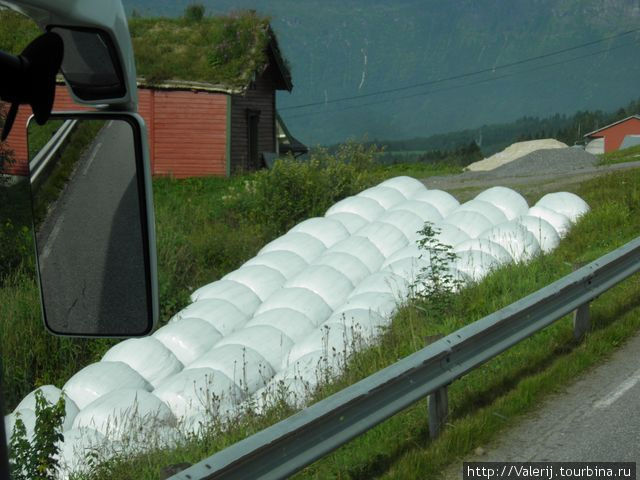 А тк хранится сено в этих краях Хеллесюльт, Норвегия
