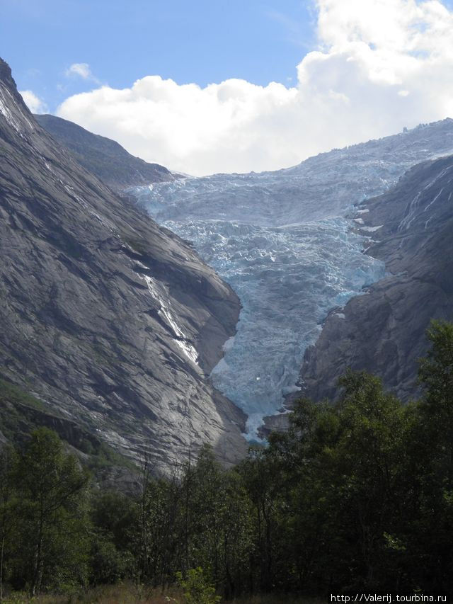 Их величество ледник Бриксдаль Хеллесюльт, Норвегия