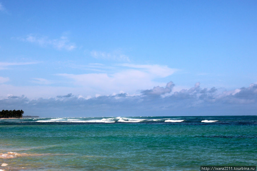 рифы там,где волны заворачиваются, а тут спокойствие Уверо-Альто, Доминиканская Республика