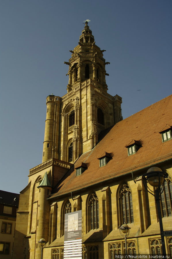 Могущественная килианская церковь в Хайльбронне Хайльбронн, Германия