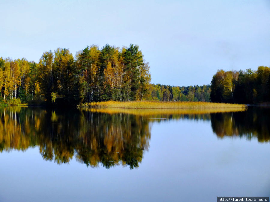 Осень на Вуоксе Васильево, Россия