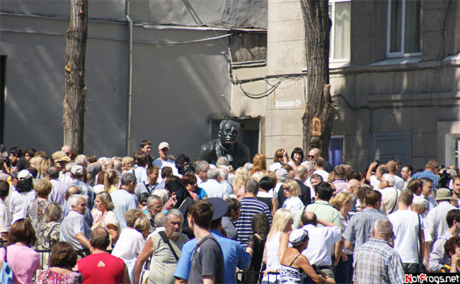 Открытие памятника И. Бабелю Одесса, Украина