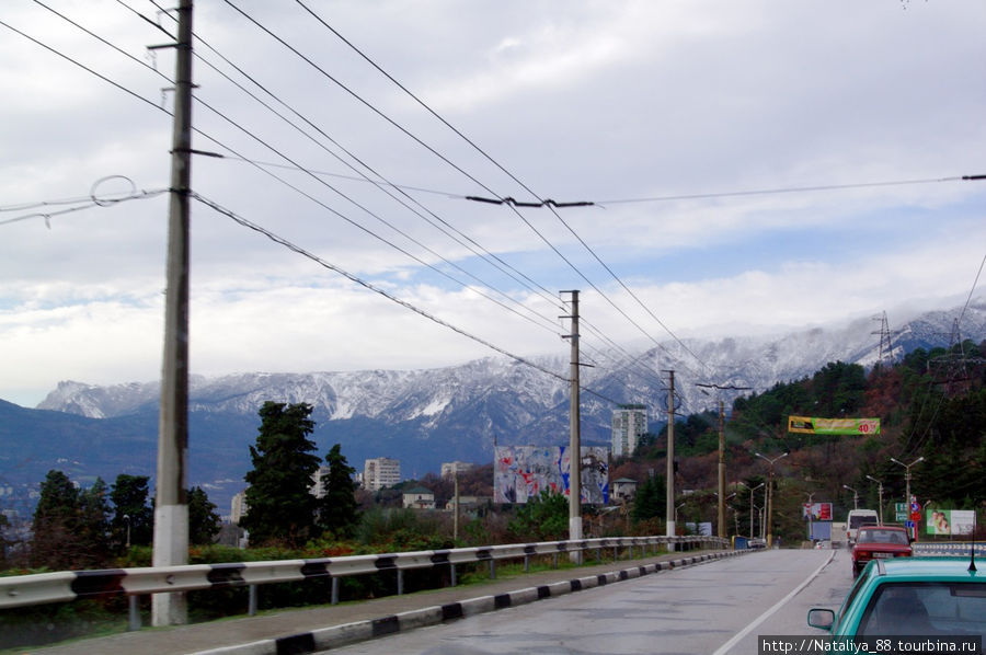 По дороге из Алушты в Ялту Ялта, Россия