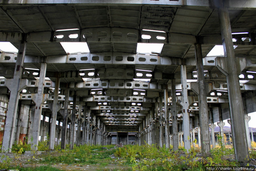 Руины завода - готовый полигон Молочный, Россия