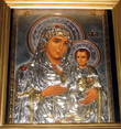 Икона с реальными чертами Девы Марии