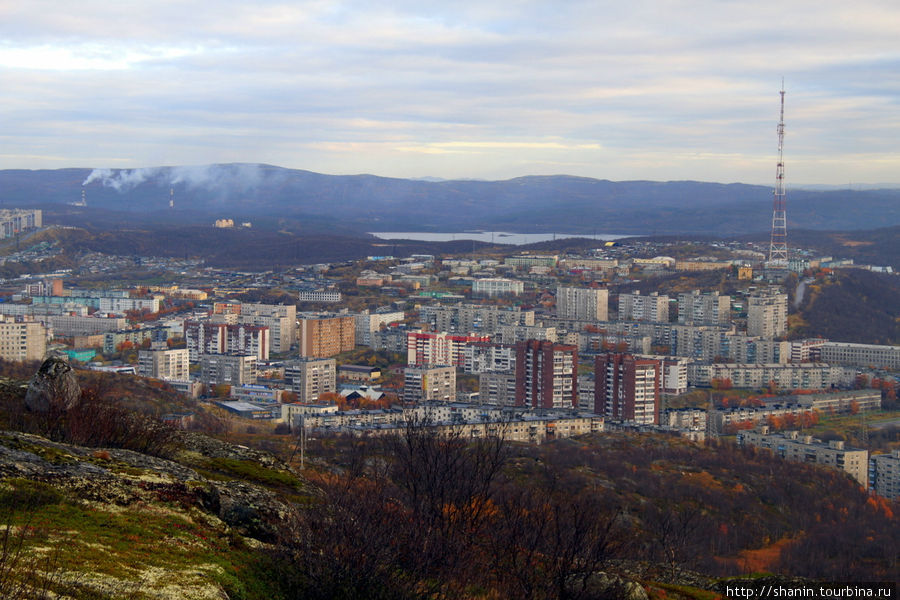 Сопка с метеостанцией Мурманск, Россия