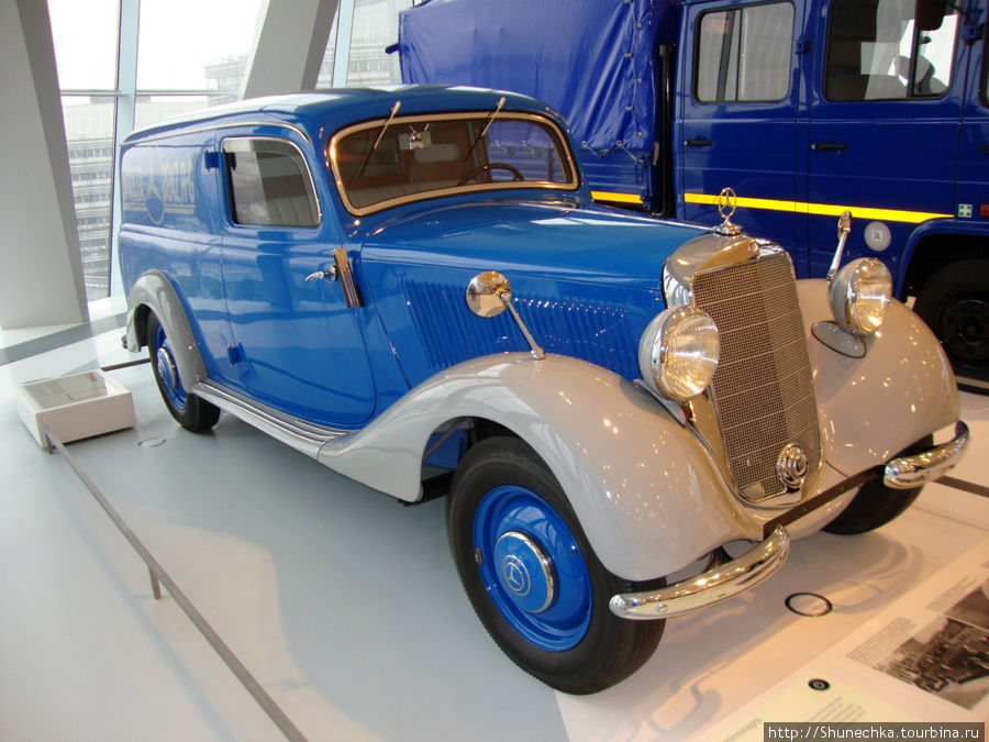 1952. Mercedes-Benz 170 V Kastenwagen. Максимальная скорость 110 км/ч. Штутгарт, Германия