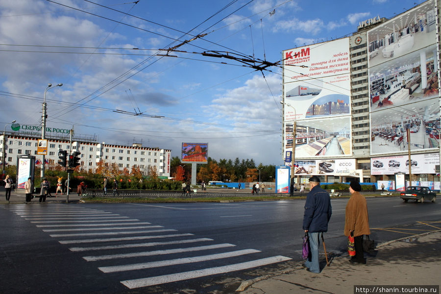 Площадь Пять Углов Мурманск, Россия